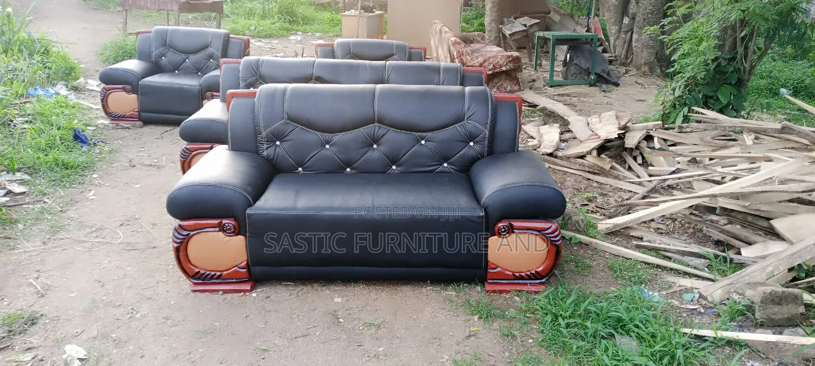 7 Seater Executive Leather Sofa