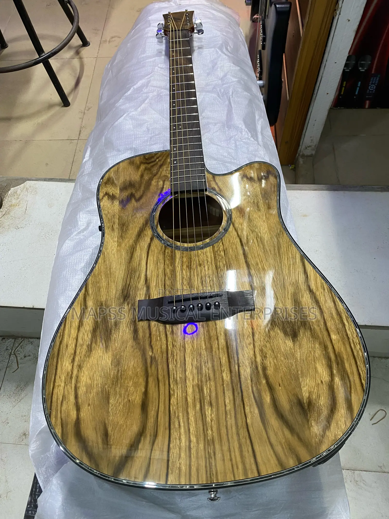 Oriental Cherry Electro Acoustic Guitar