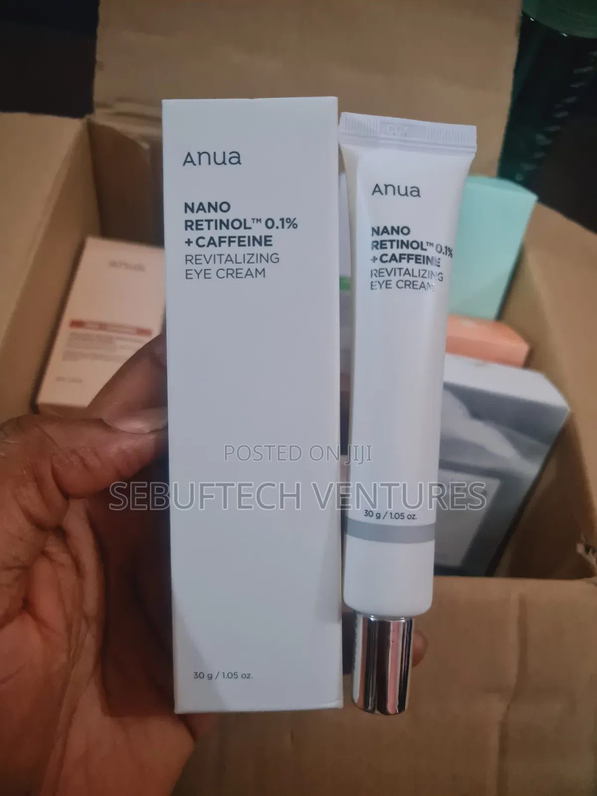 Anua Nano Retinol 0.1% + Caffeine Revitalizing Eye Cream - 30g