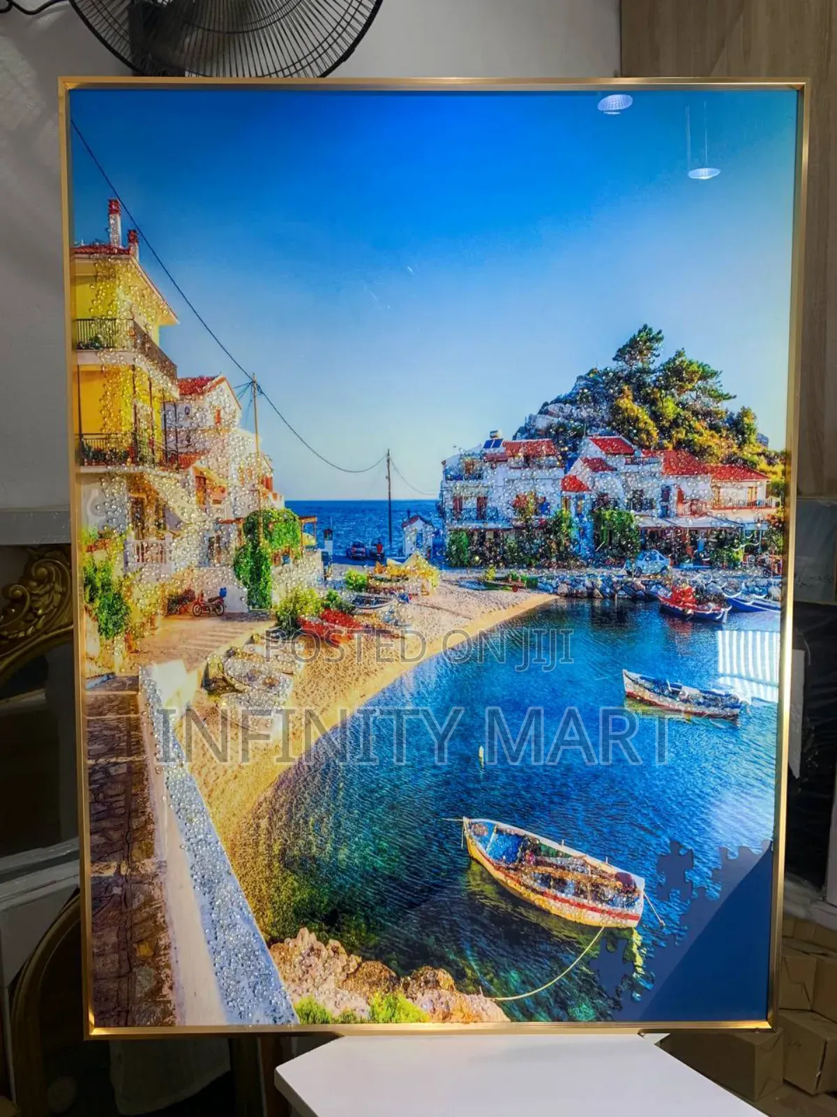 Blue Environ and House Acrylic Frame