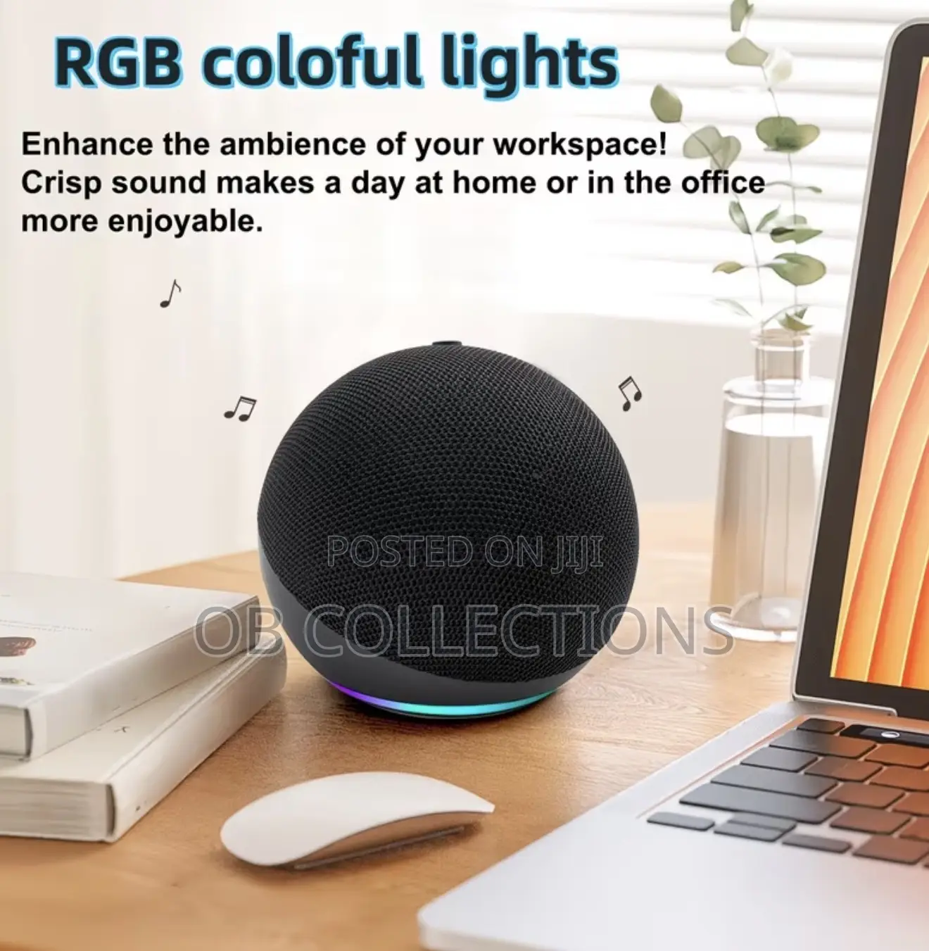 Ob Sonicsphere: The Ultimate 2-in-1 Glow Speaker With Inbuilt Mic+