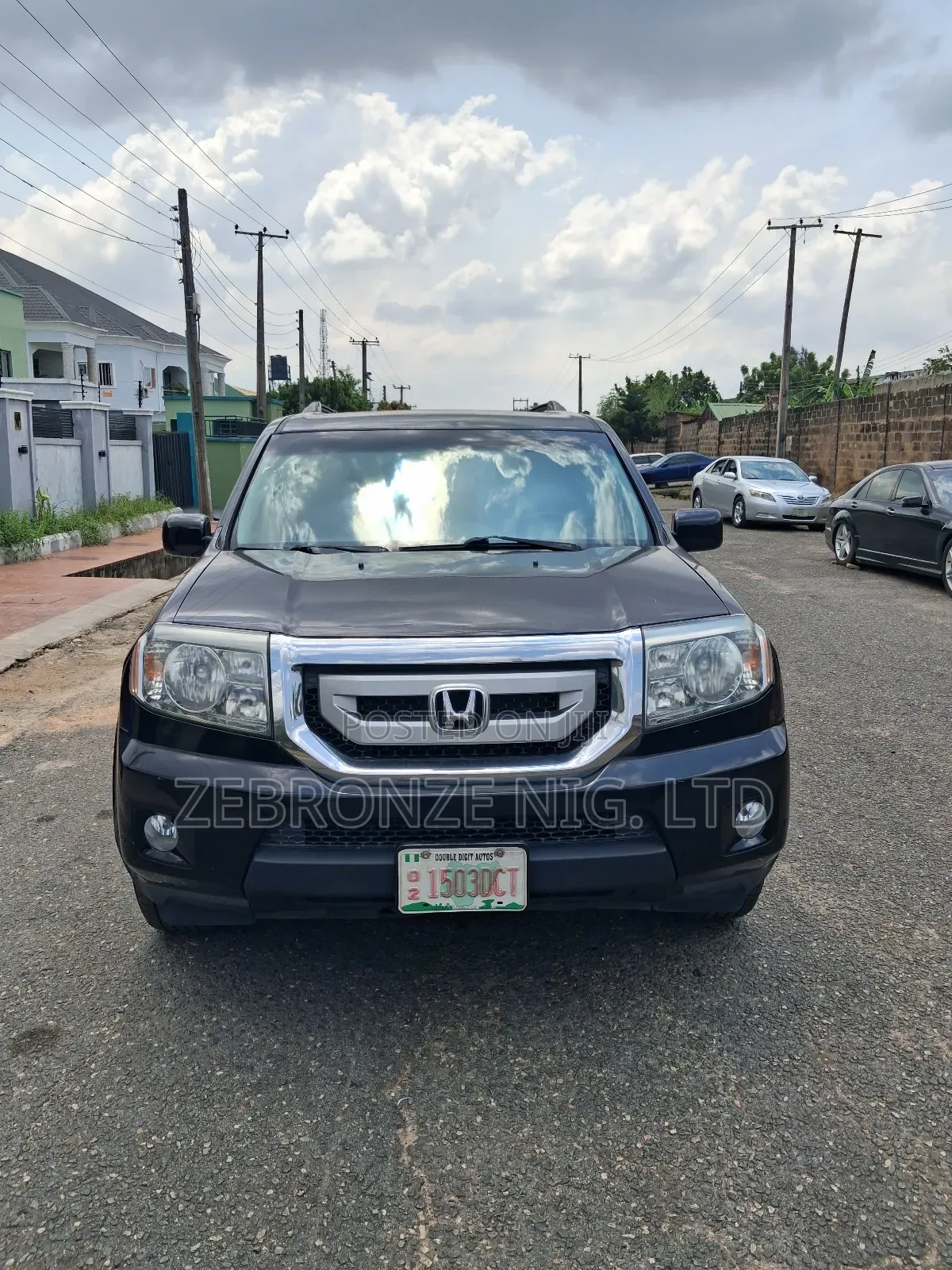 Honda Pilot Touring w/RES/Navi 4WD (3.5L 6cyl 5A) 2010 Black