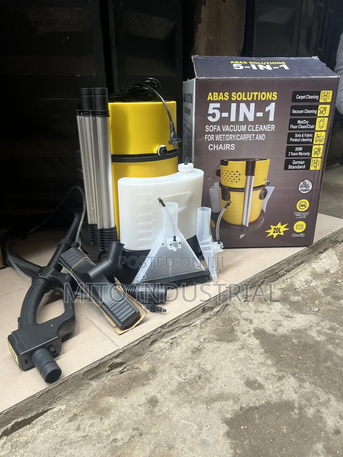 Abas Solutions 5-in-1 Sofa Vacuum Cleaner