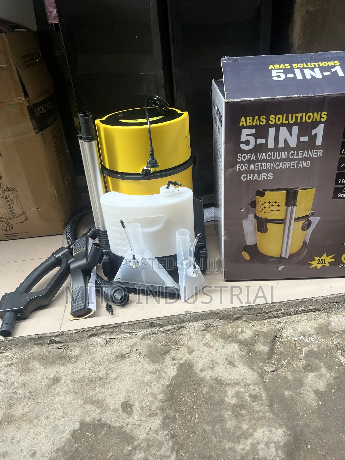 Abas Solutions 5-in-1 Sofa Vacuum Cleaner