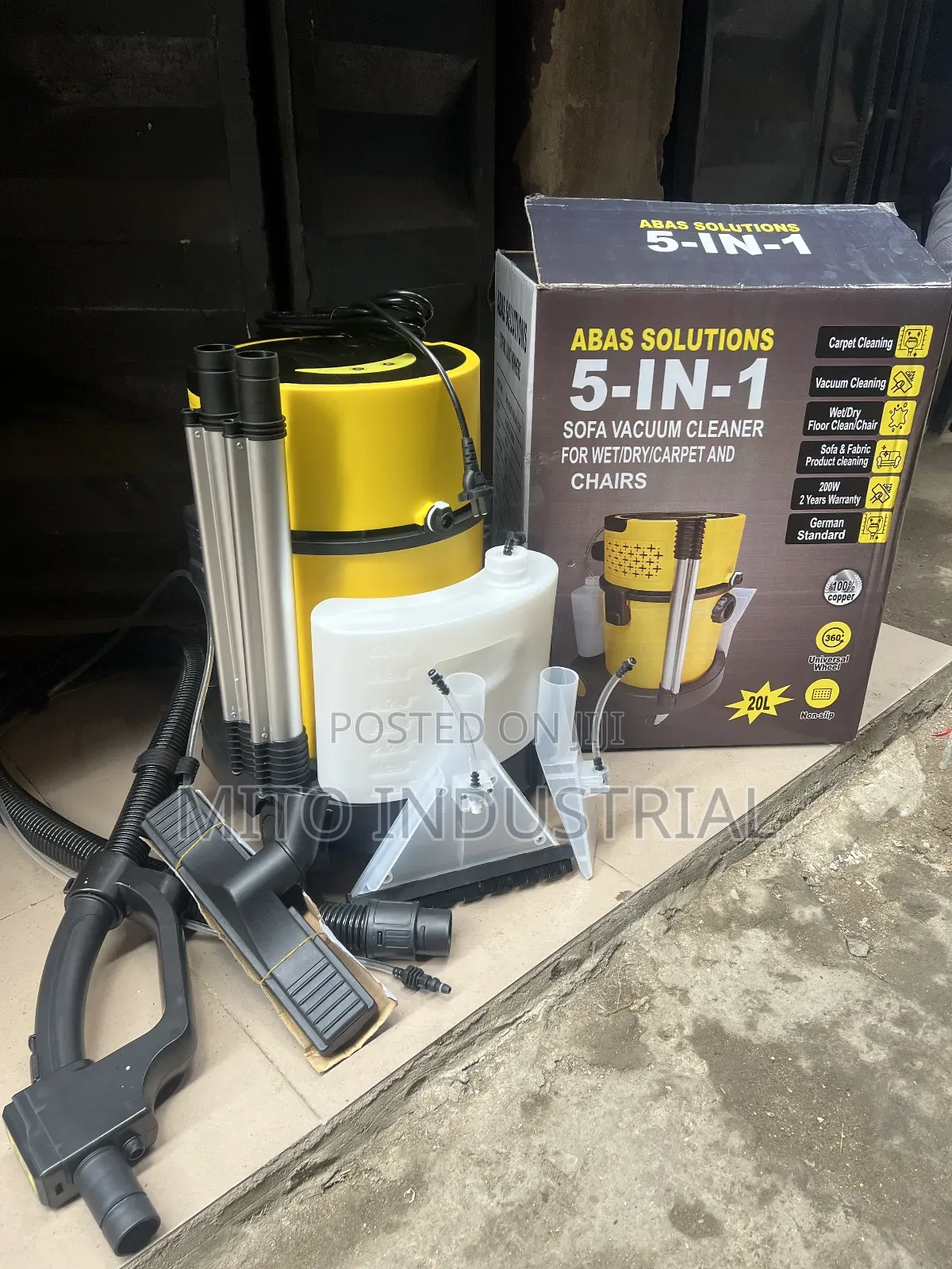 Abas Solutions 5-in-1 Sofa Vacuum Cleaner