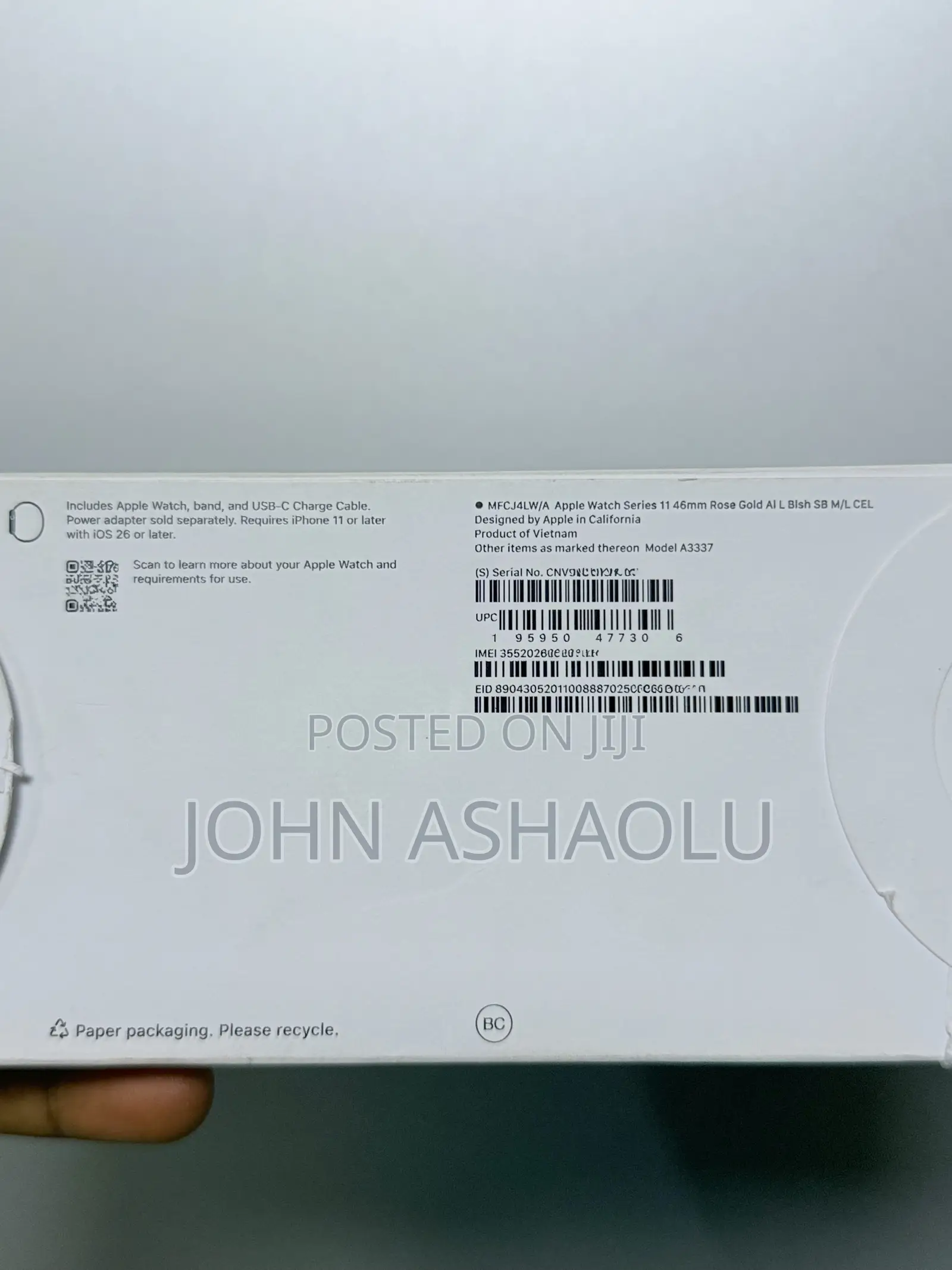 Brand New (Non Active) Series 11 Iwatch Gps+Cellular (Latest 2025)