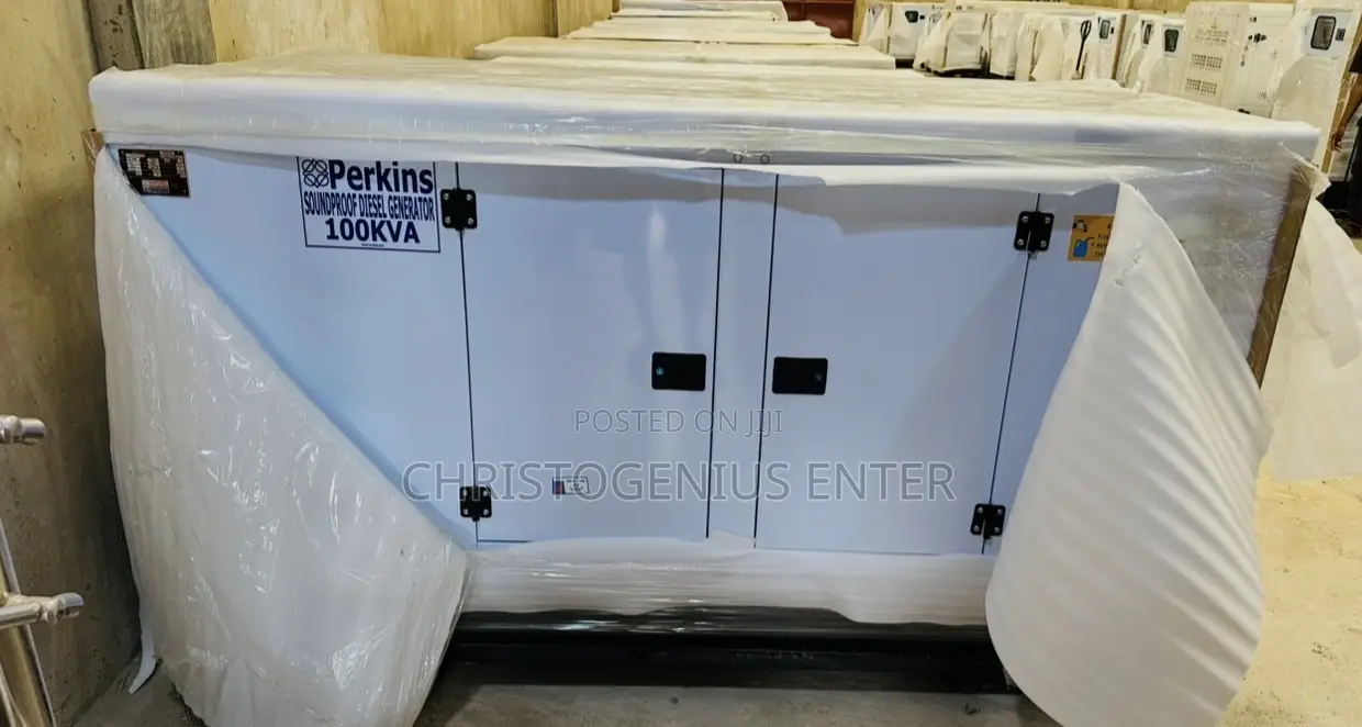 100kva Perkins England Soundproof Generator,