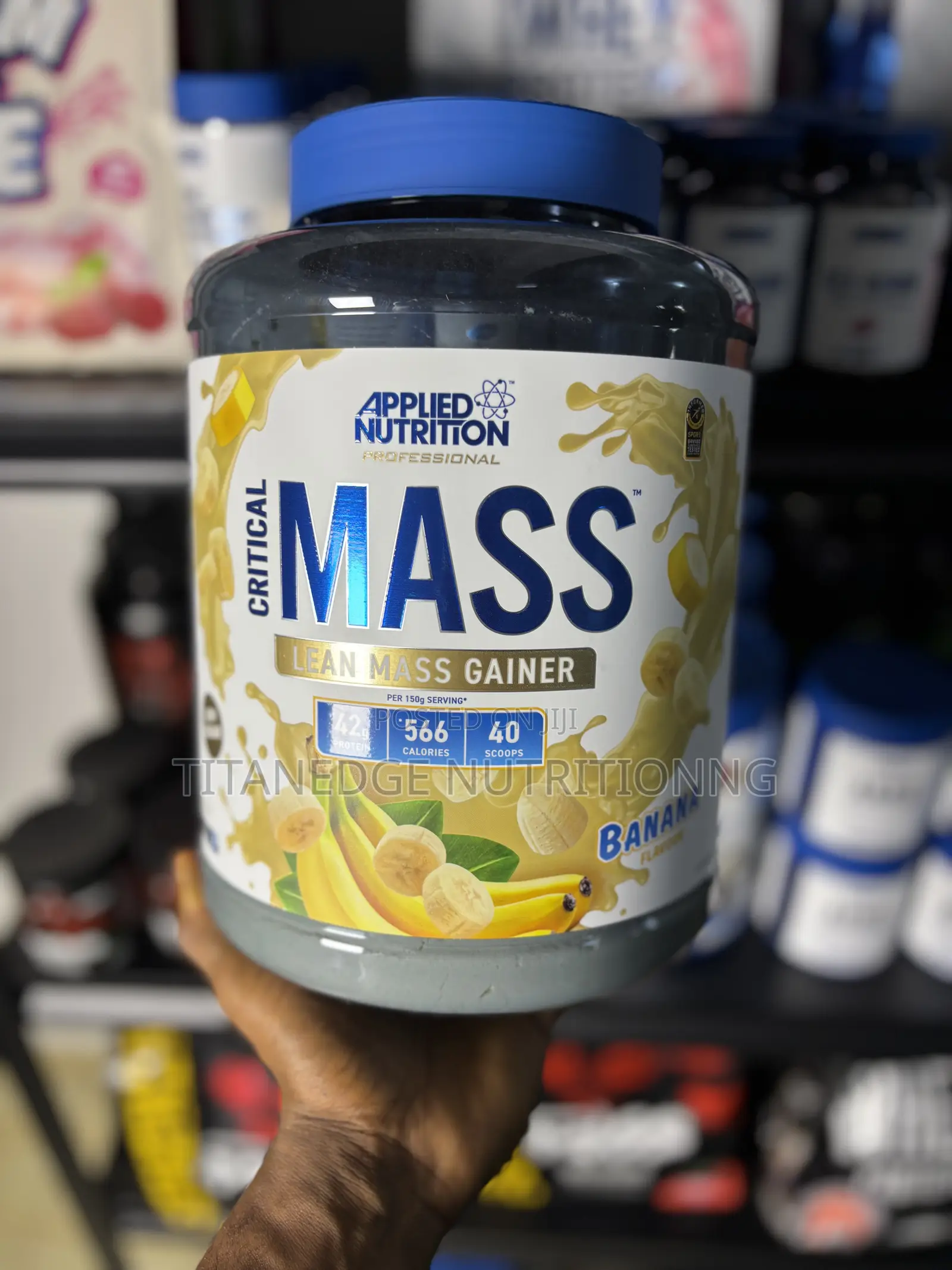 Applied Nutrition Critical Mass - Weight Gain Protein Powder 2.4kg