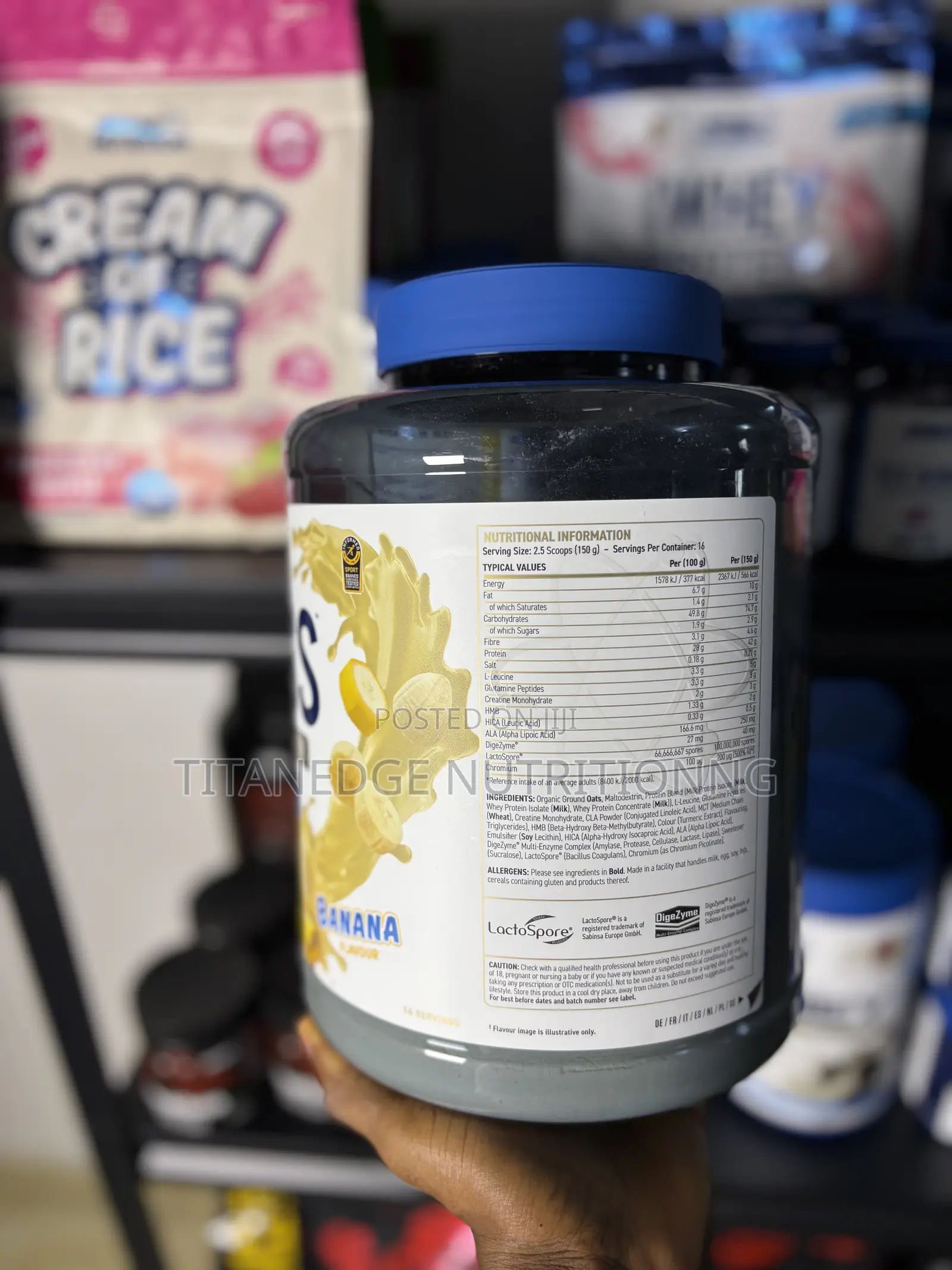 Applied Nutrition Critical Mass - Weight Gain Protein Powder 2.4kg