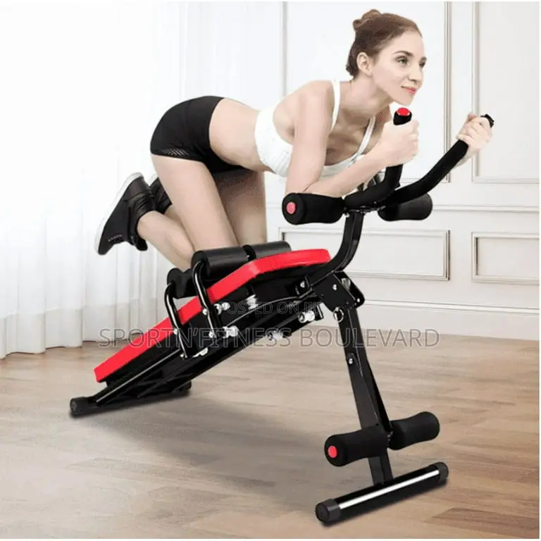 Adjustable Foldable Ab Workout Sit Up Bench