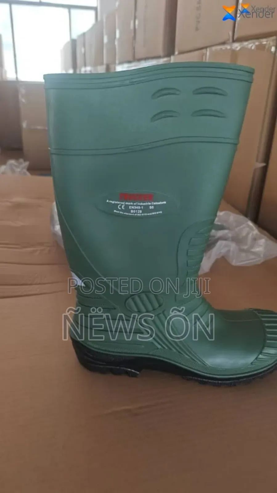 Trucker Safety Rain Boot