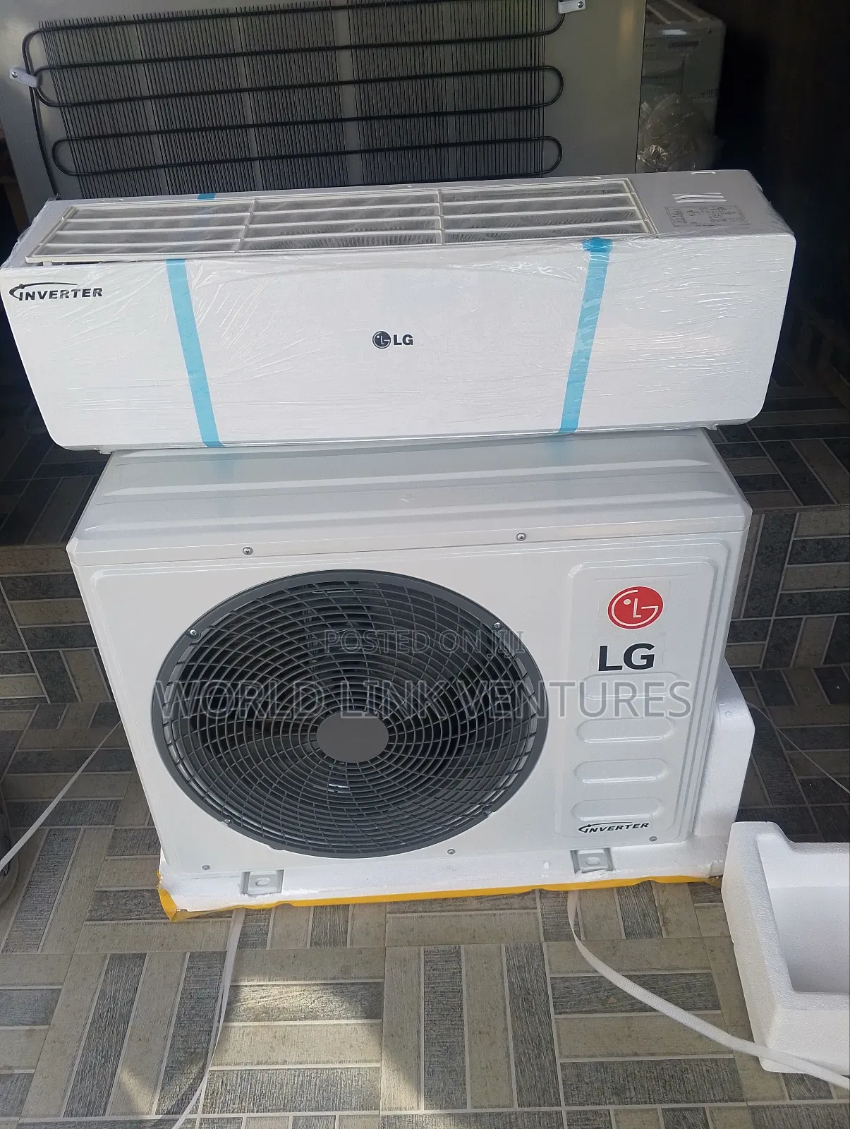 Lg Air Conditioner 1.5 Hp  Cooper Coil Inverter