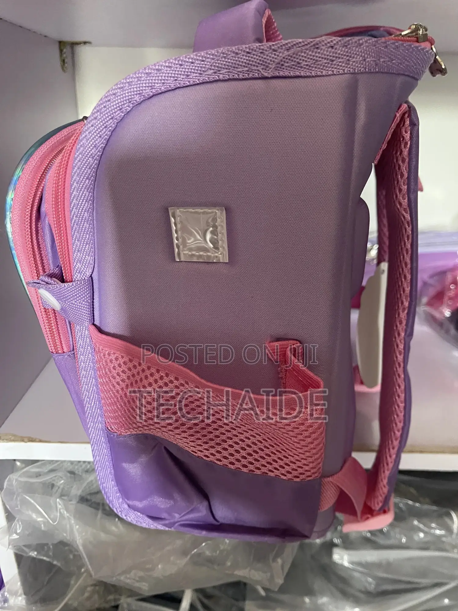 A Lovely Female Cartoon Character School Bag