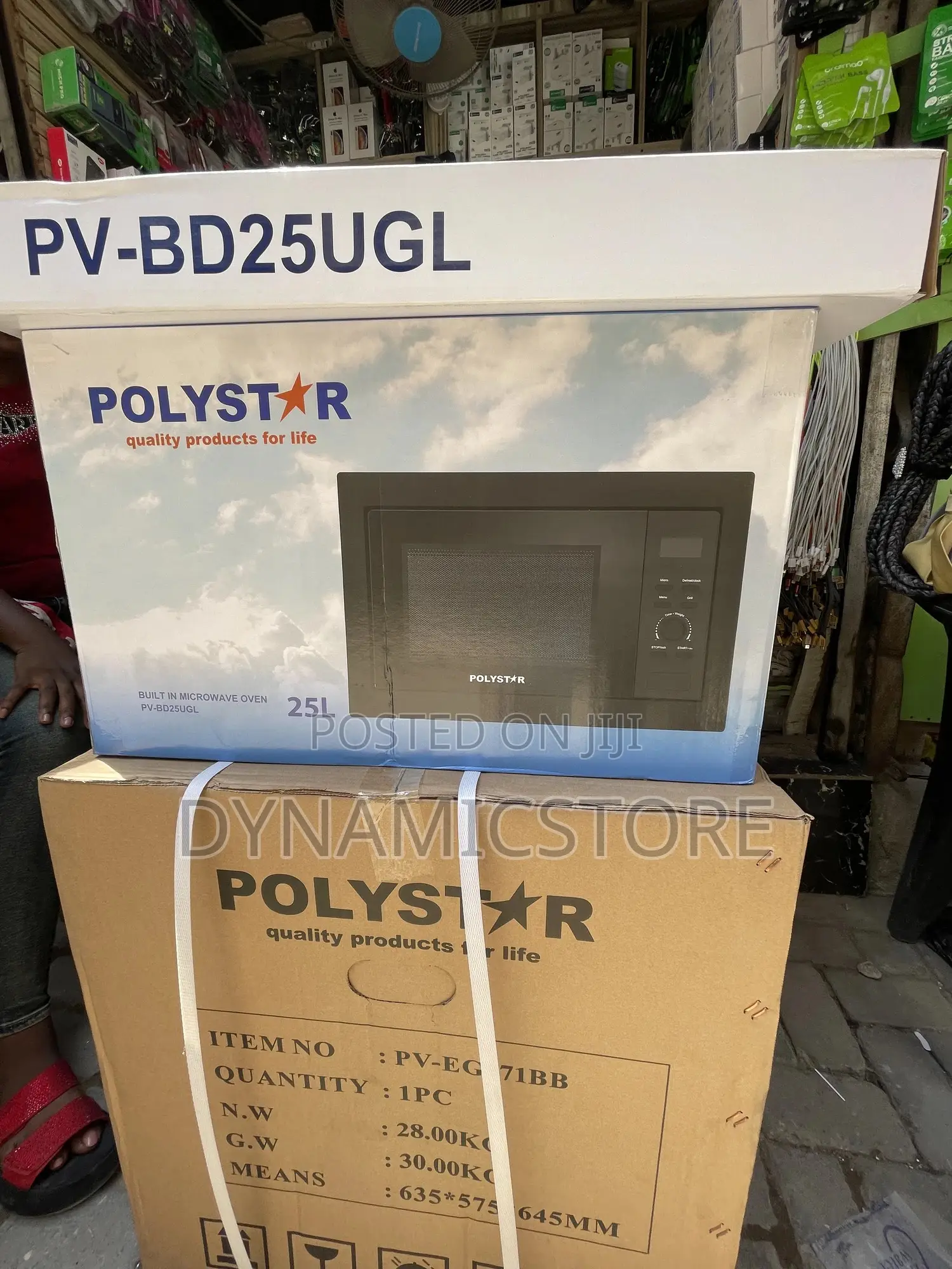 Polystar 25l Inbuilt Microwave Oven With Grill