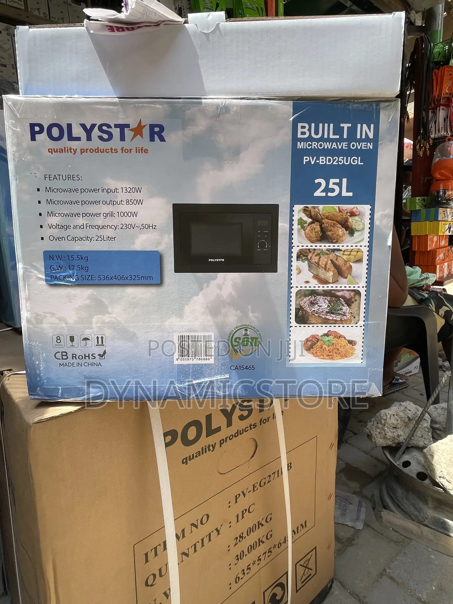Polystar 25l Inbuilt Microwave Oven With Grill