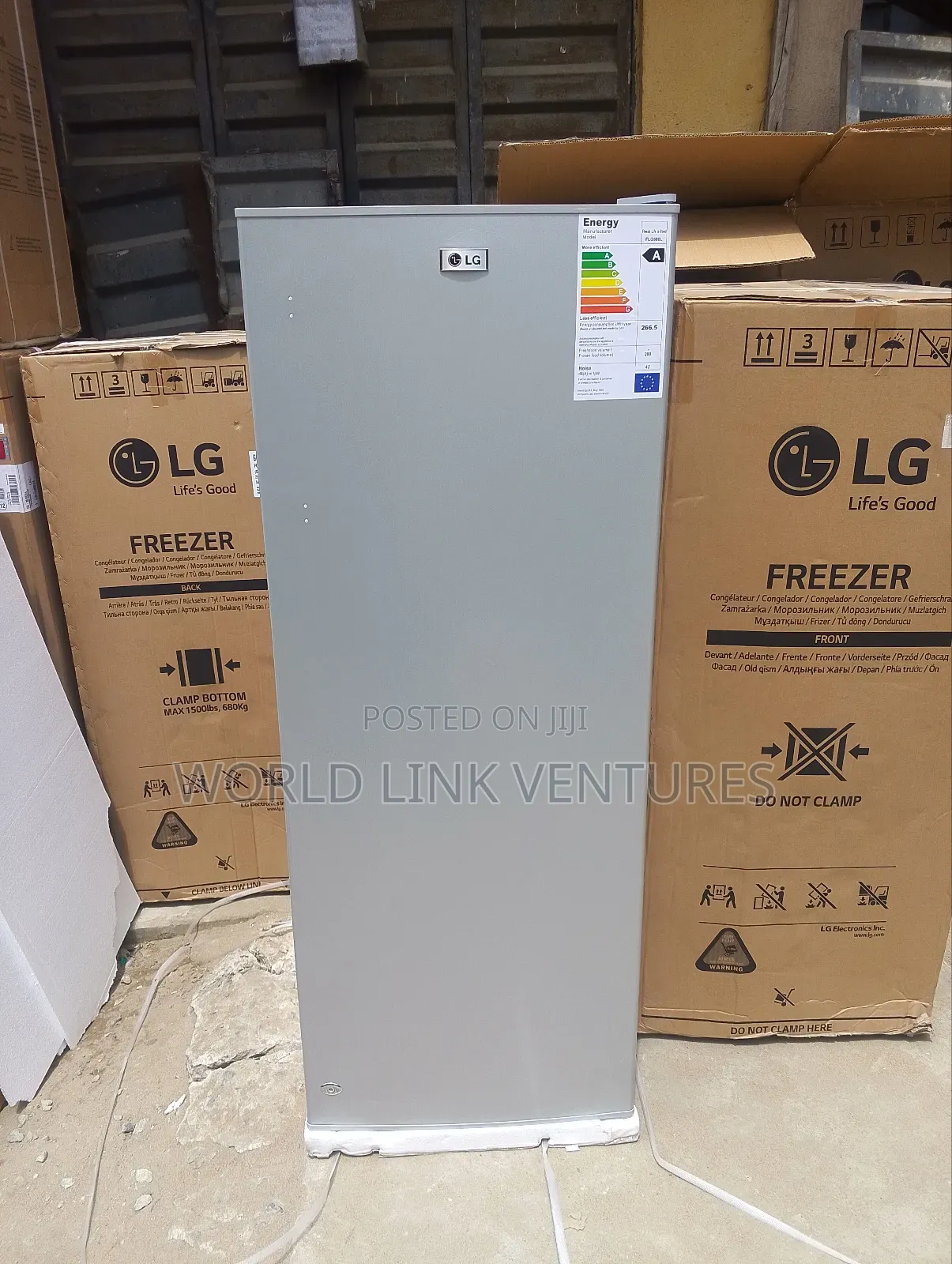 LG Standing Upright Freezer 8 Steps,Model 580
