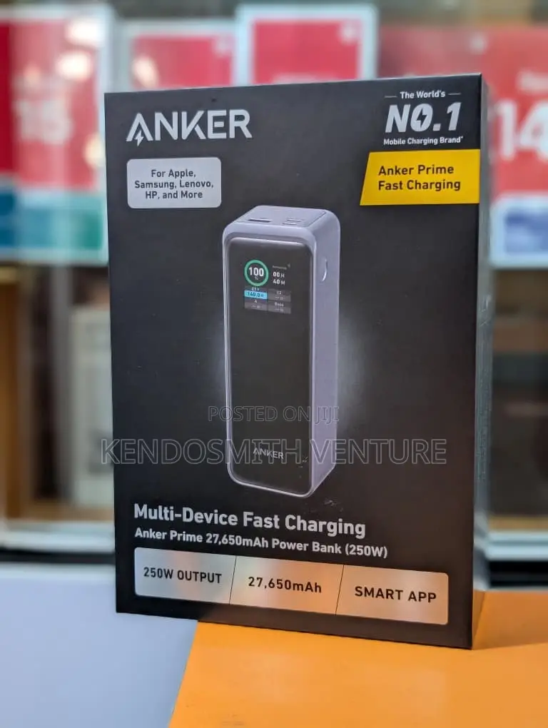 Anker Prime 27650mah 250w Powerbank – Super Fast Charging (Original)