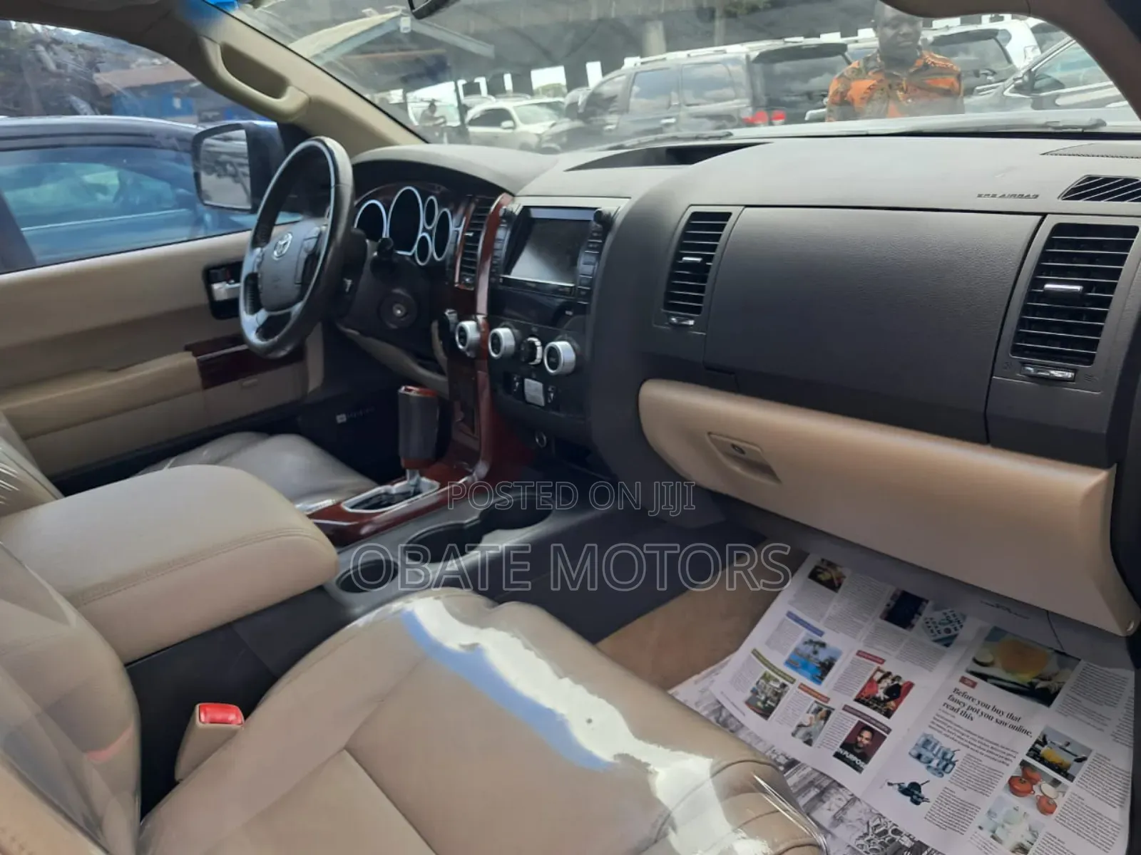 Toyota Sequoia Limited FFV 4dr SUV 4WD (5.7L 8cyl 6A) 2015 Black