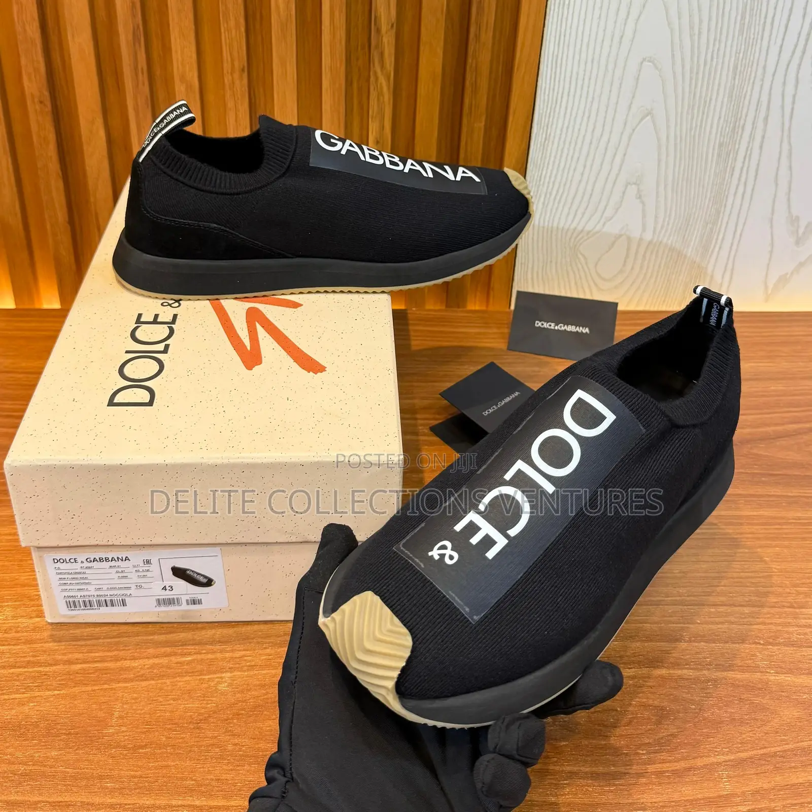 Luxury Update *Dolce Gabbana Sorrento Slip on Sneakers Now
