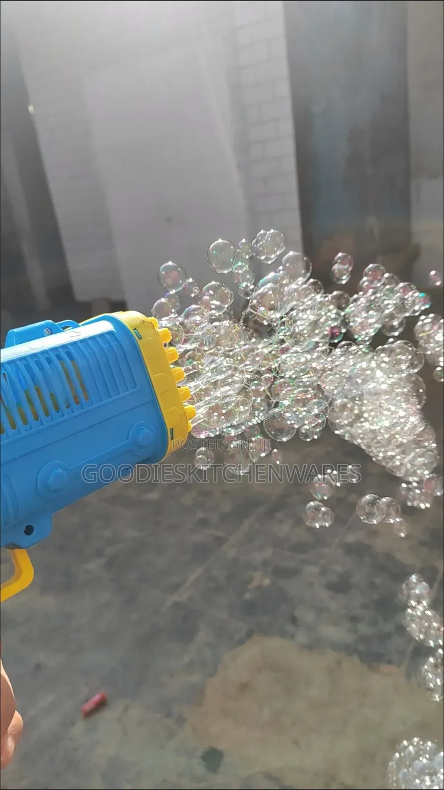69 Holes Rechargeable Bubble Gun