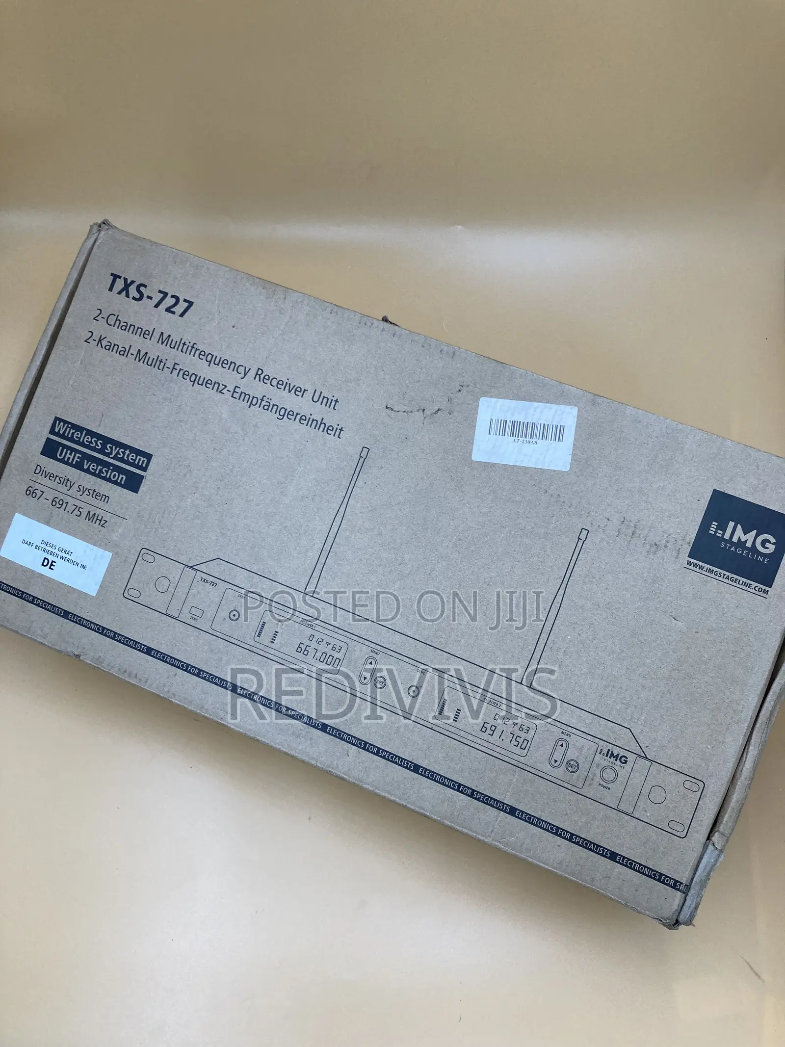 Img Stageline TXS-727 2-Channel Multifrequency Receiver Unit.