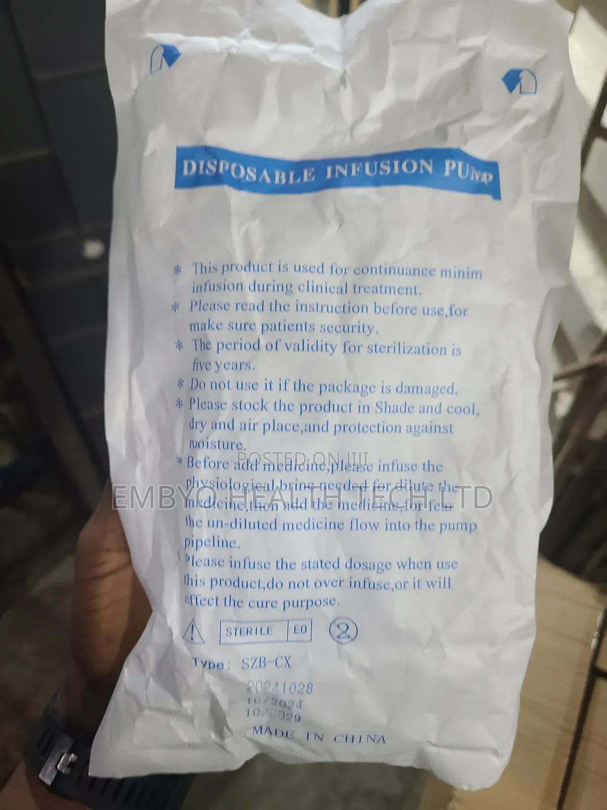Disposable Infusion Pump