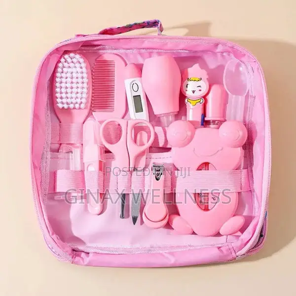 13-Piece Baby Grooming and Care Kit With Travel Pouch