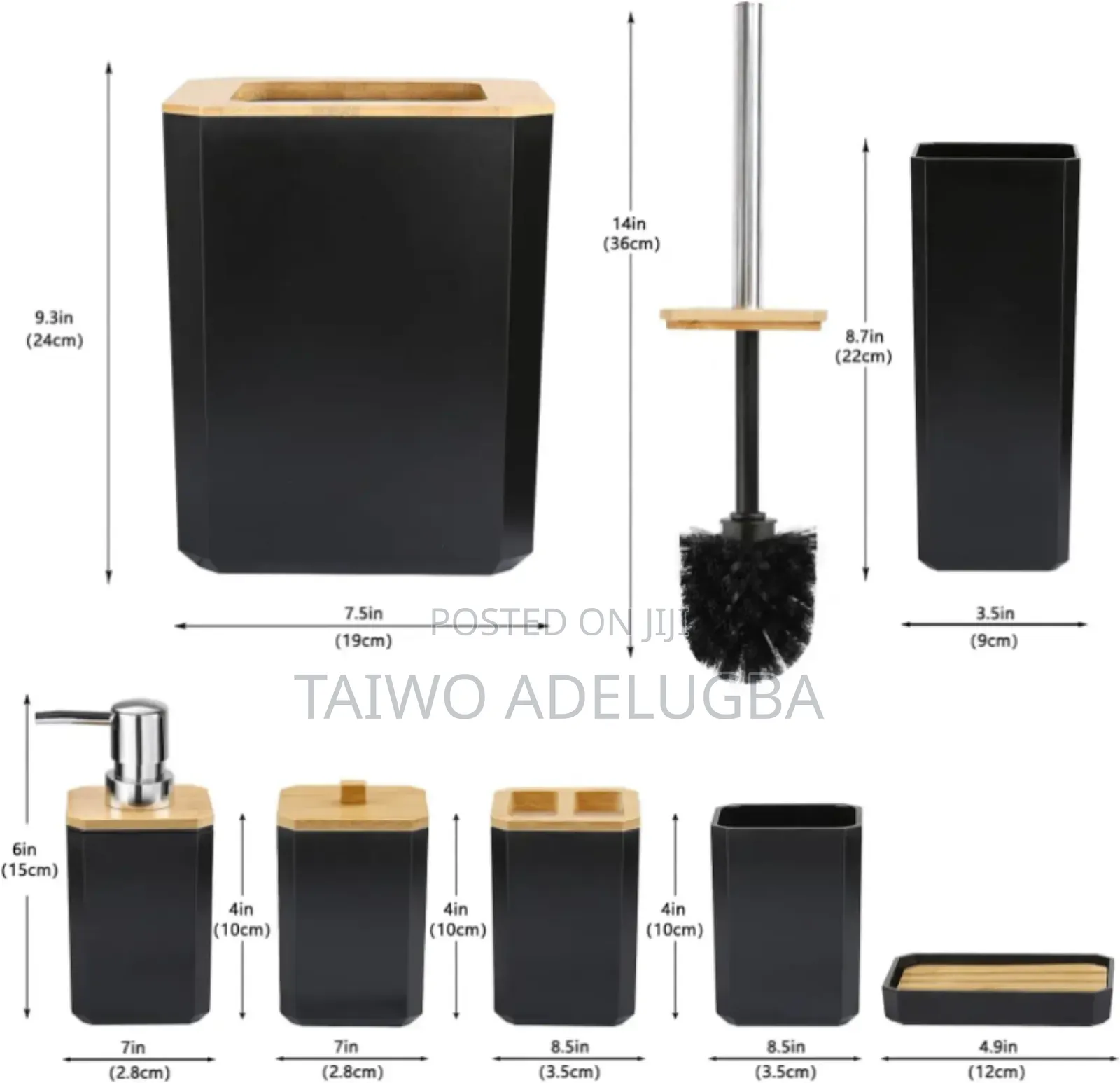 7psc Luxury Bathroom Series