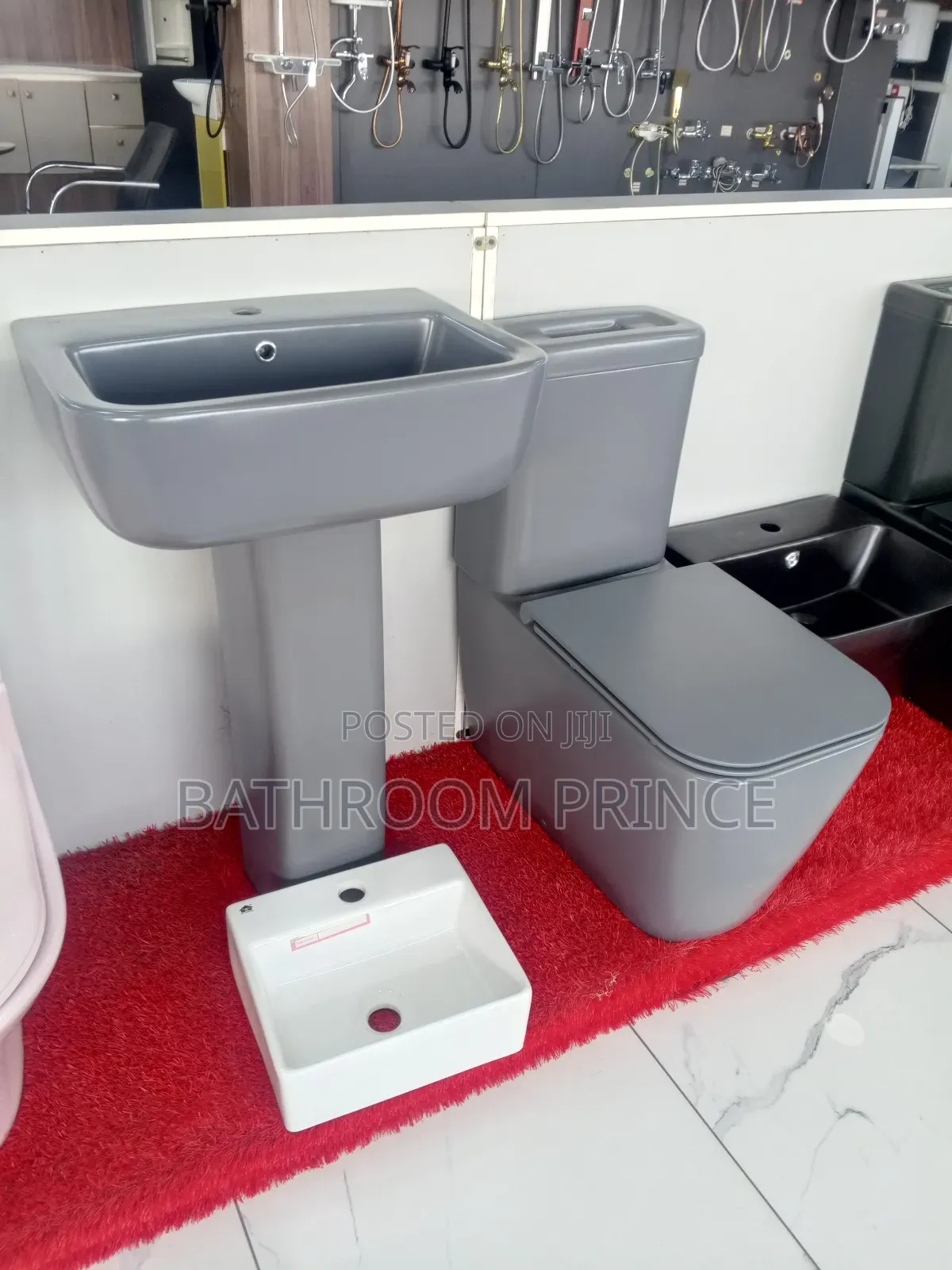 Luxury Gray Water Closet