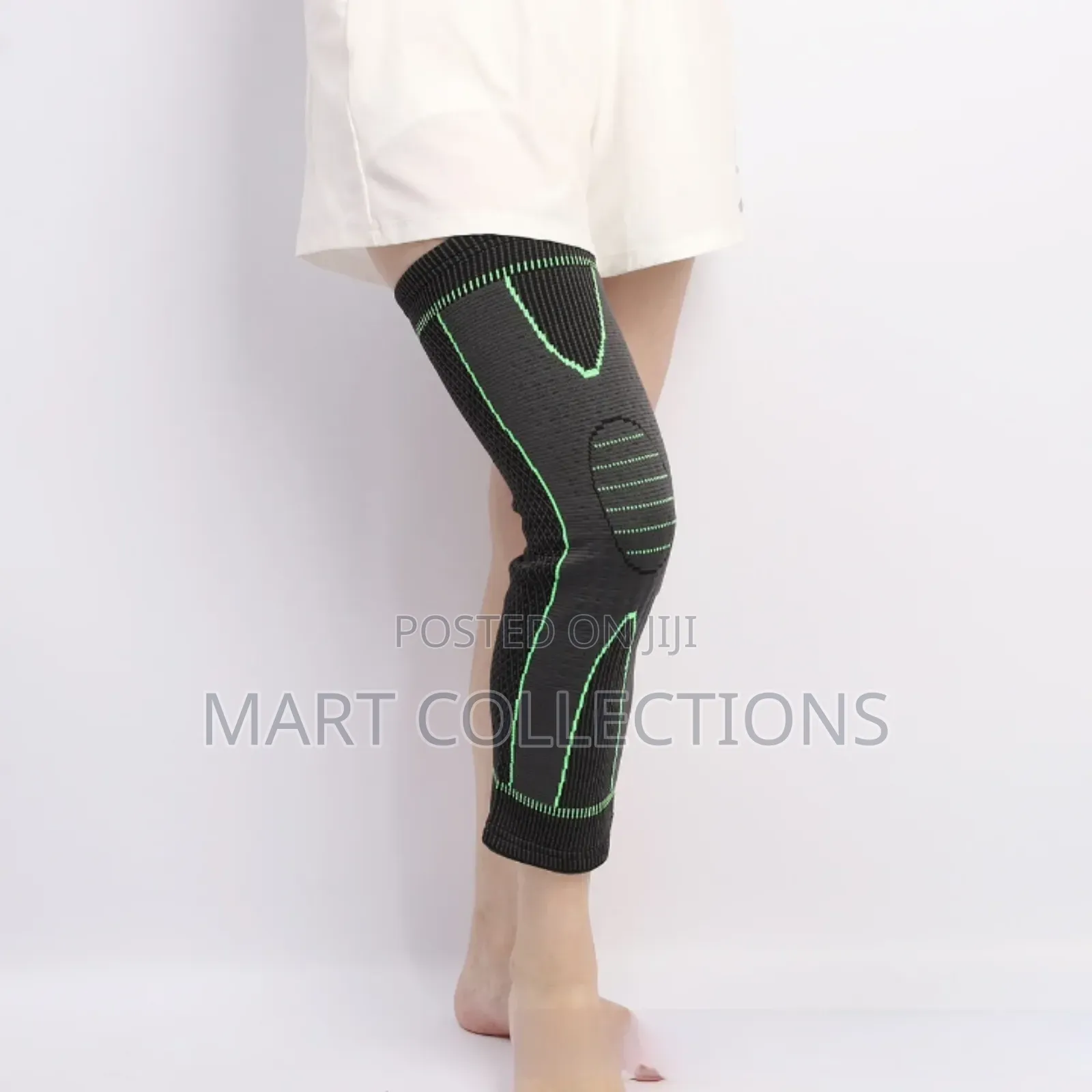 Long Knee Brace Sleeve Support - Knee Protector for Gym Running