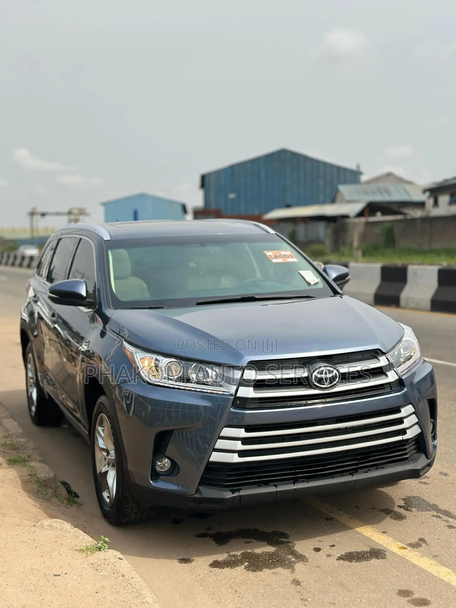 Toyota Highlander Limited V6 4x2 (3.5L 6cyl 6A) 2016 Blue