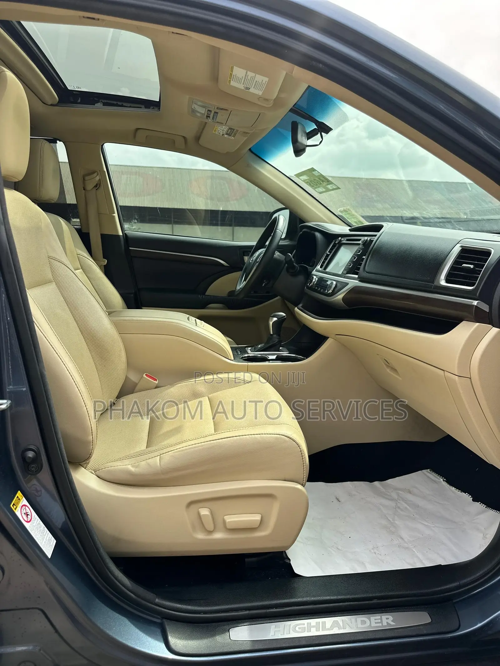 Toyota Highlander Limited V6 4x2 (3.5L 6cyl 6A) 2016 Blue