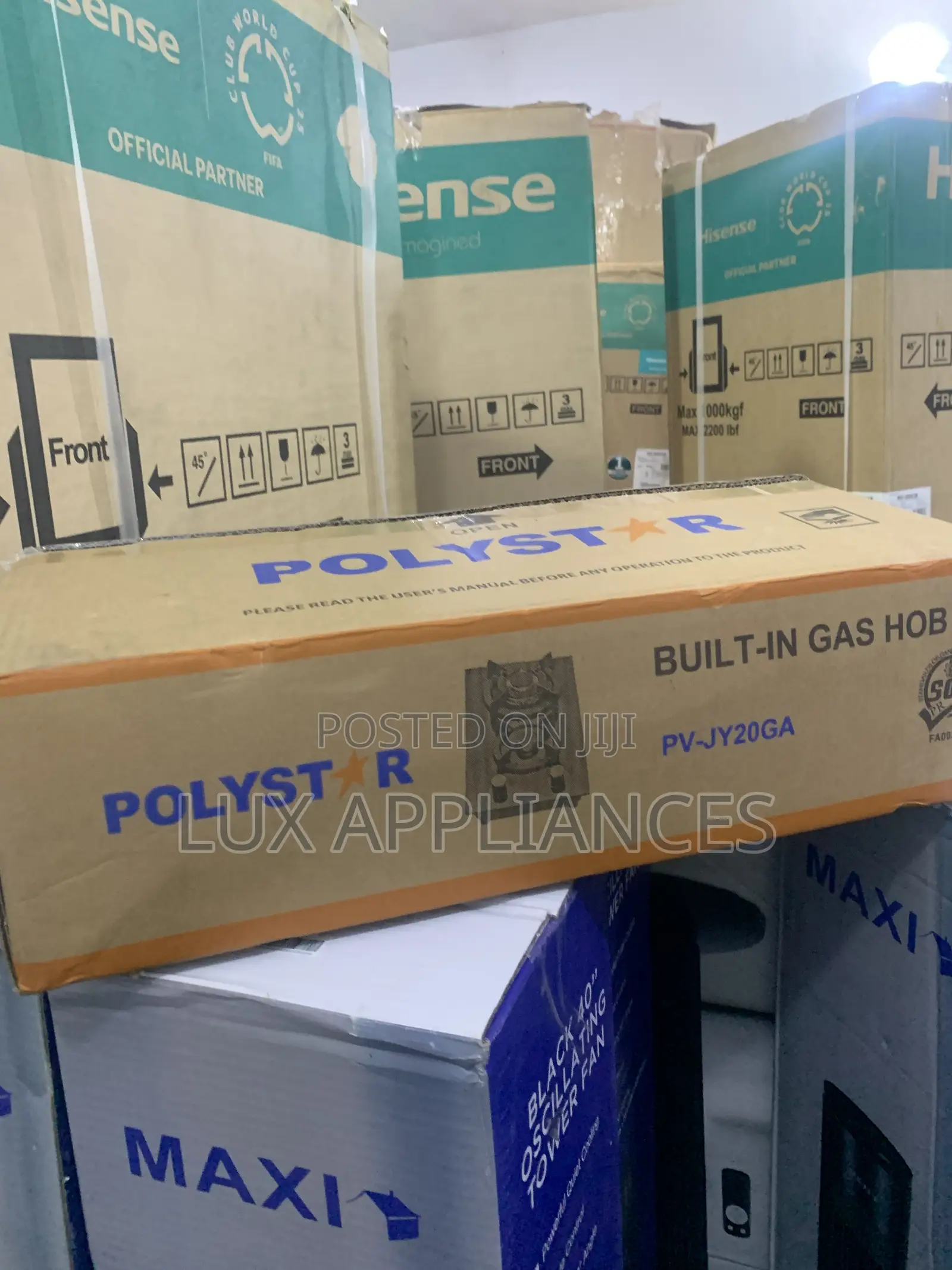 Polystar 2 Burner Inbuilt Gas Hob – Heavy Duty Pan Supports