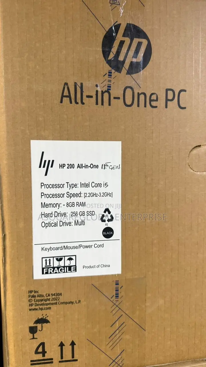 New Desktop Computer HP 200 G4 All-in-One 8GB Intel Core i5 SSD 256GB
