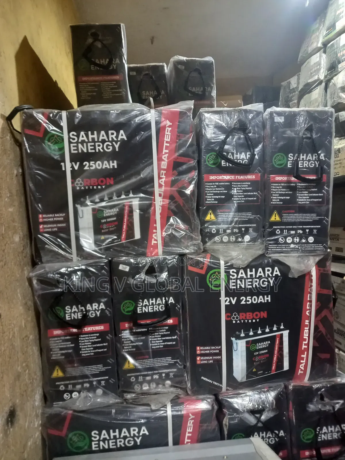 Sahara Energy 250ah/12v Tall Tubular Battery