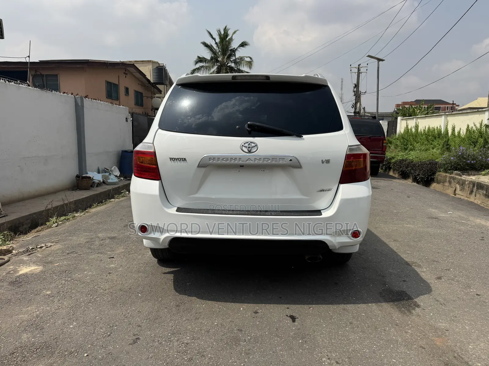 Toyota Highlander Limited 2009 White