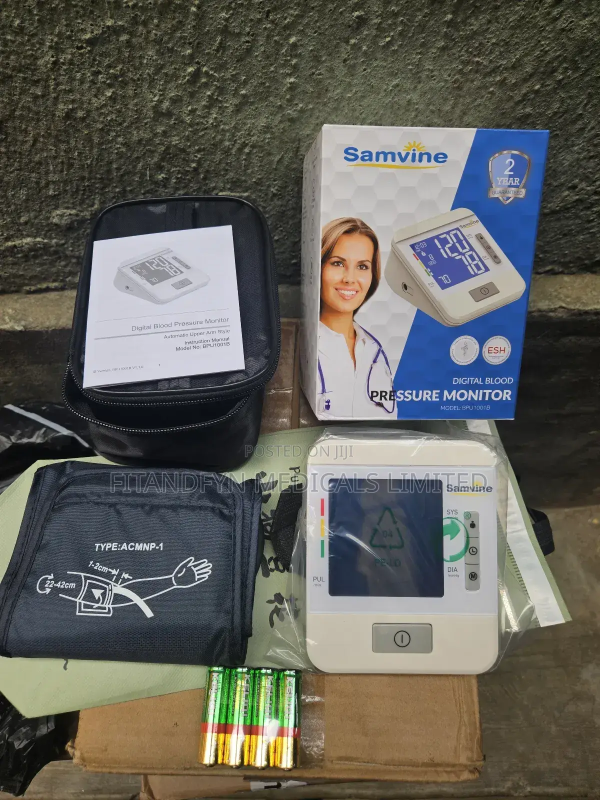 Samvine Digital Blood Pressure Monitor, Model Bpu1001b.