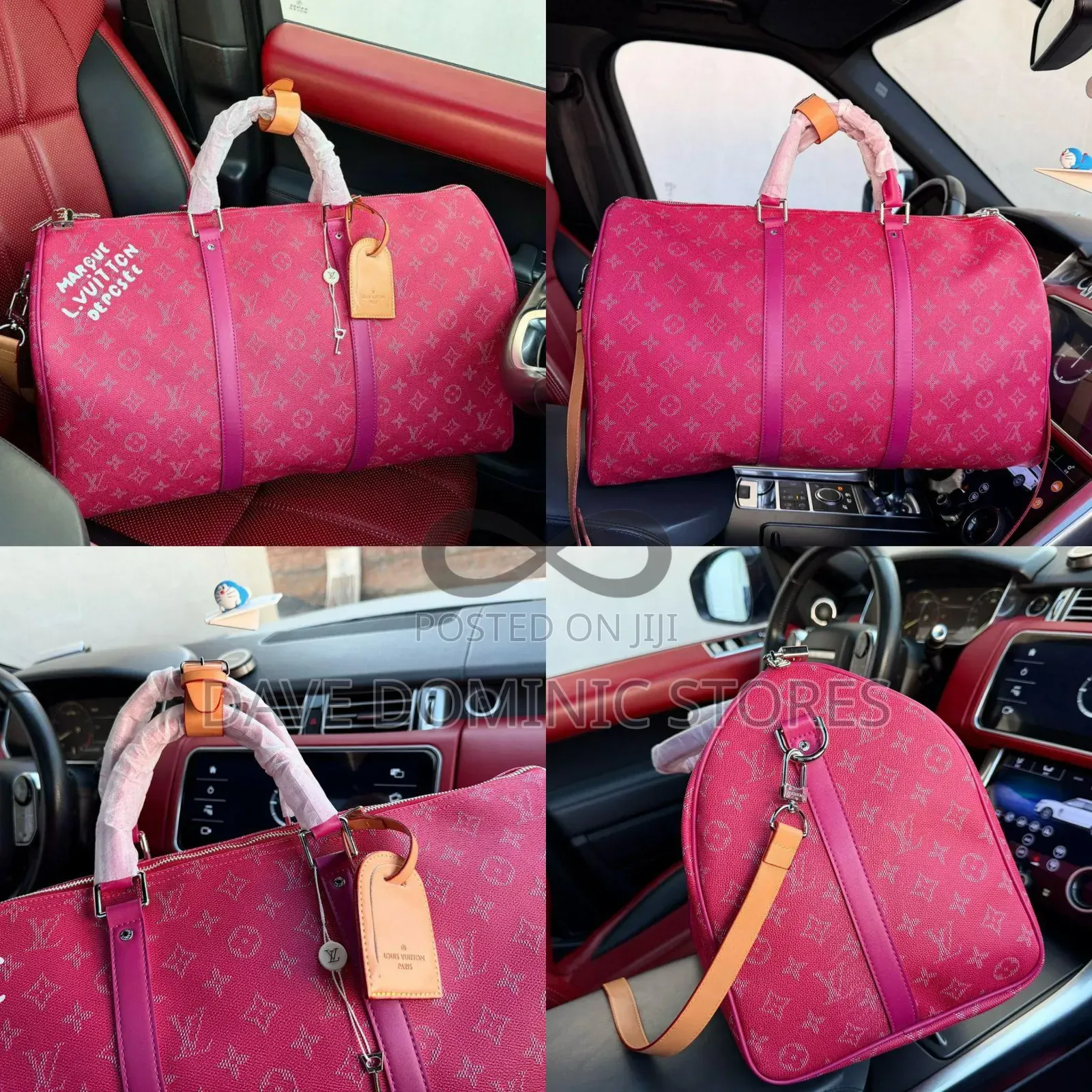 Louis Vuitton Denim Duffel Bag