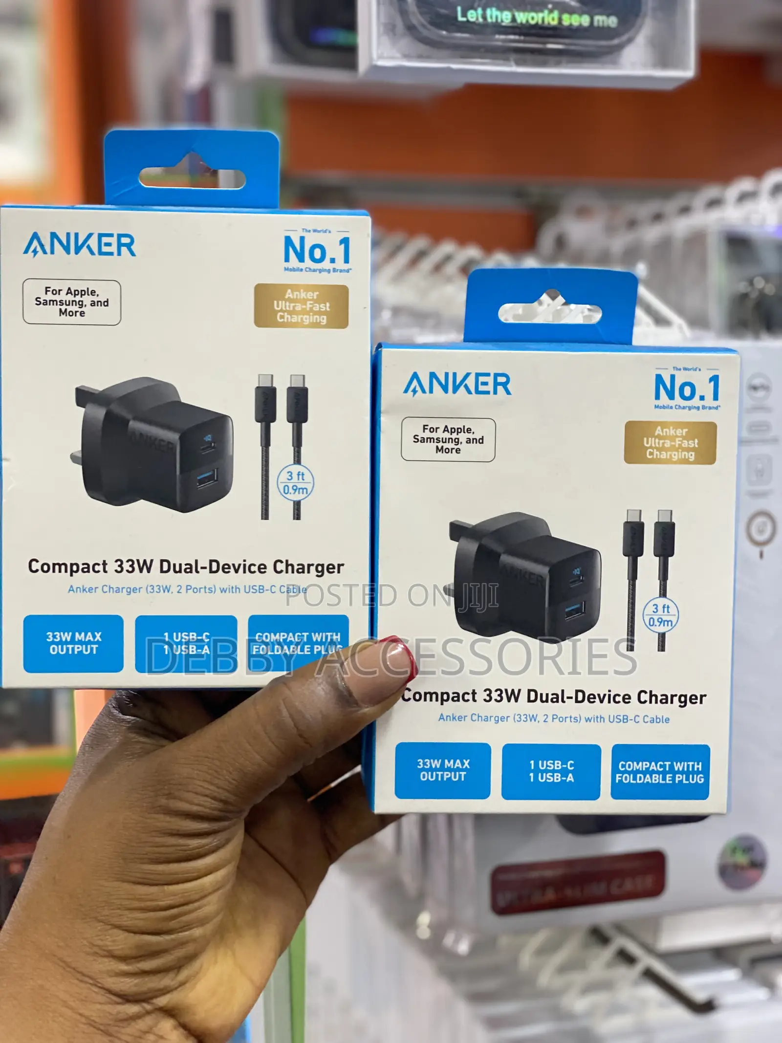 Compact 33w Dual-Device Charger Anker Charger (33w, 2 Ports)