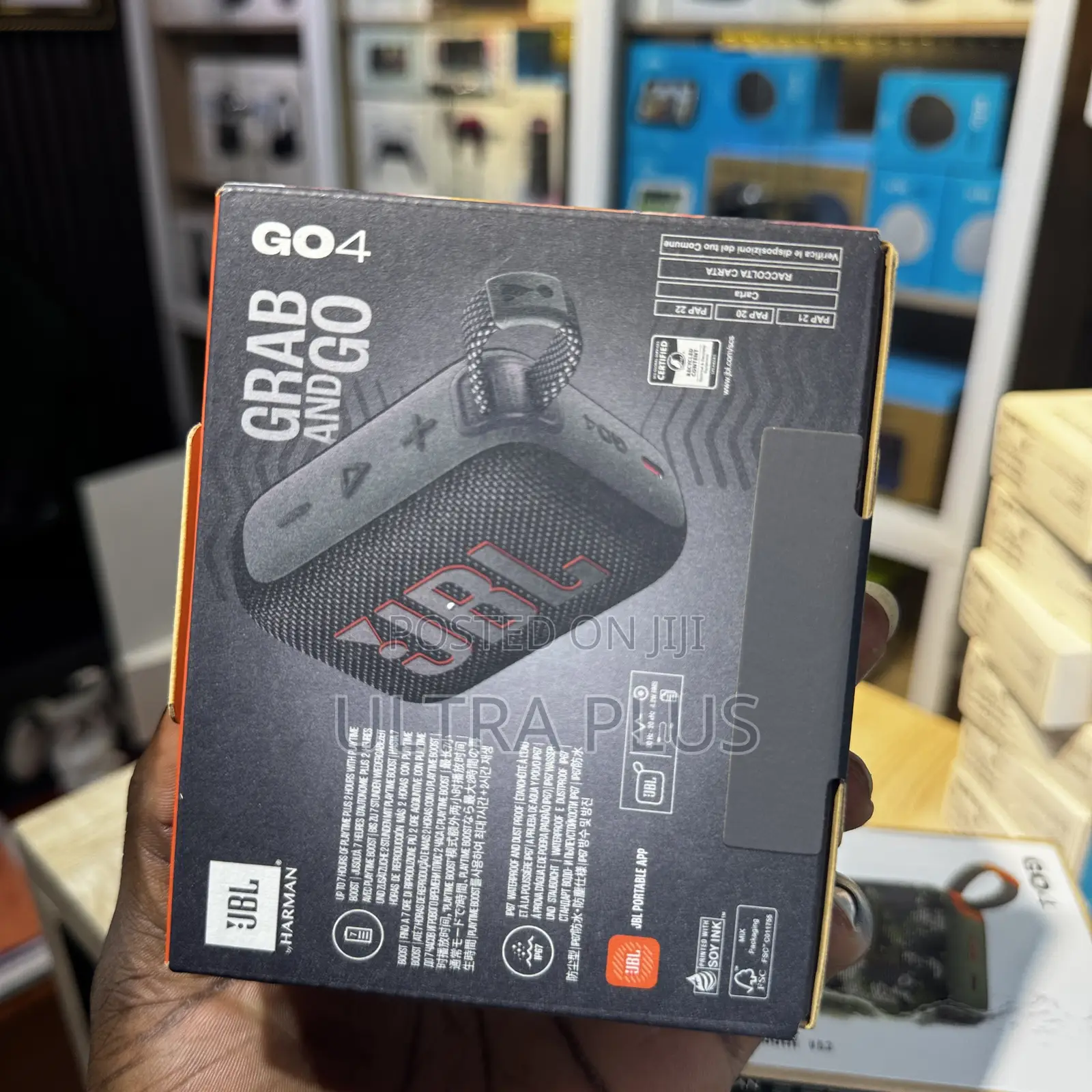 Jbl Go 4 Portable Bluetooth Ip67 Waterproof And Dustproof Speaker