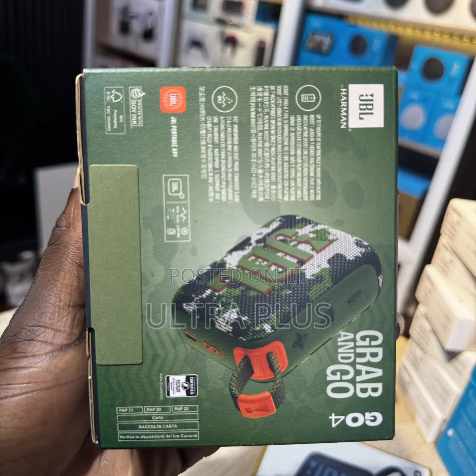 Jbl Go 4 Portable Bluetooth Ip67 Waterproof And Dustproof Speaker