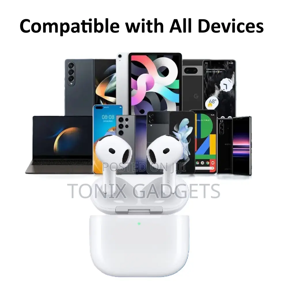 Premium Wireless Airpod 4 With Active-noise Cancellation (Anc)
