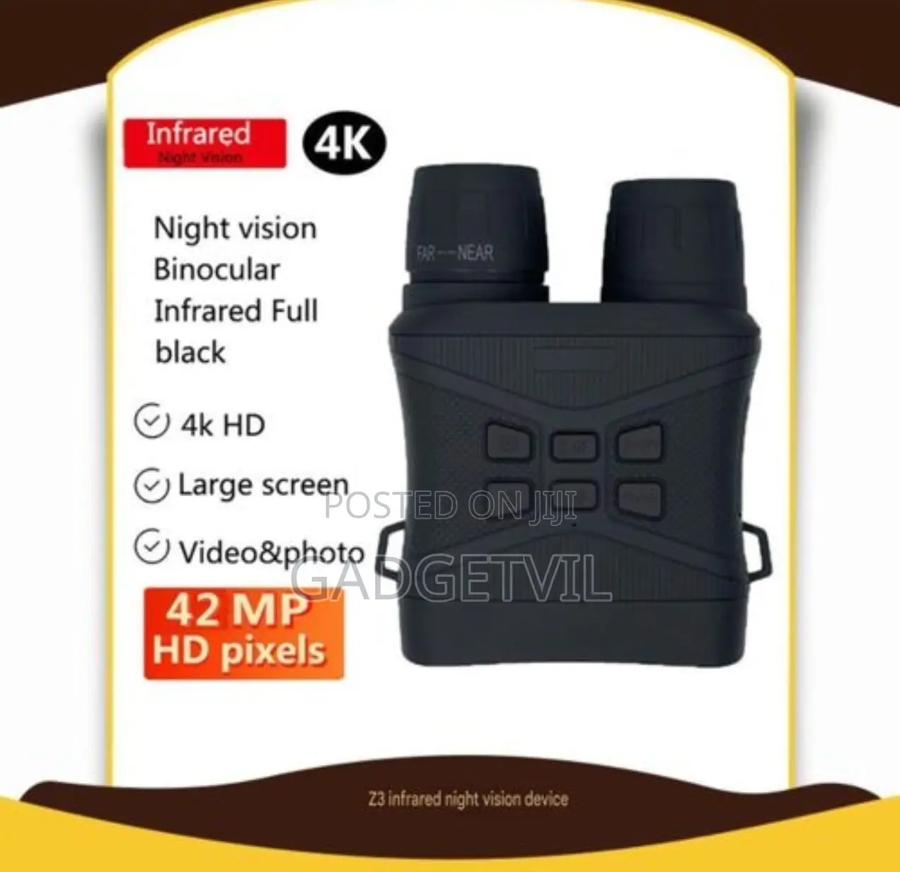 42mp Outdoor Ultra Hd Infrared Night Binoculars