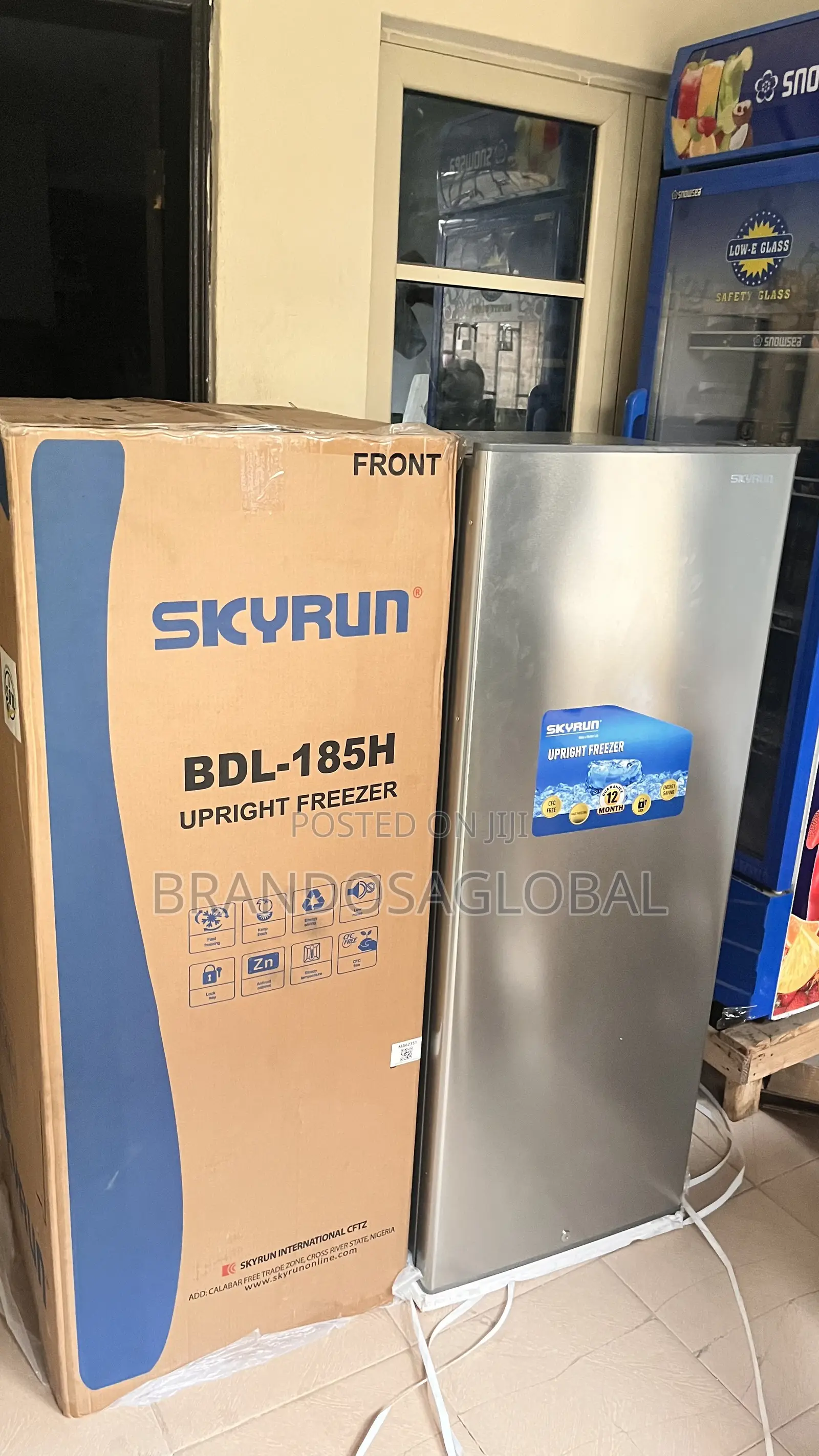 Skyrun Upright Freezer 185l – Reliable Cooling