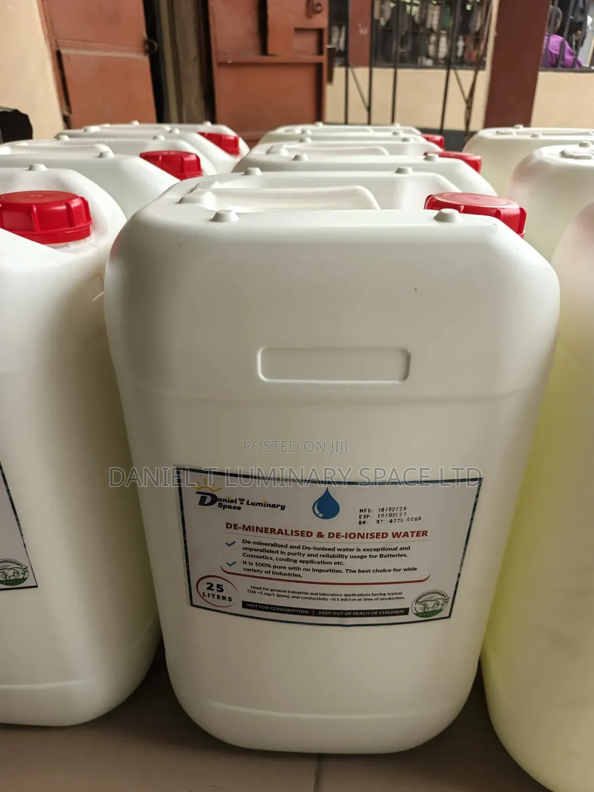 Industrial Demineralised Water Vendor