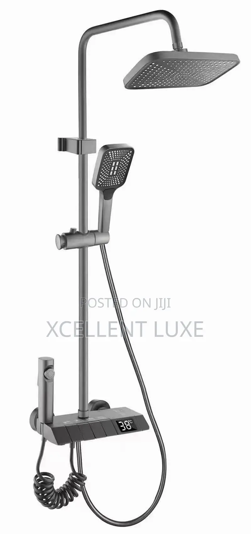 Piano Shower Mixer With Bum Bum Wash and Digital Display
