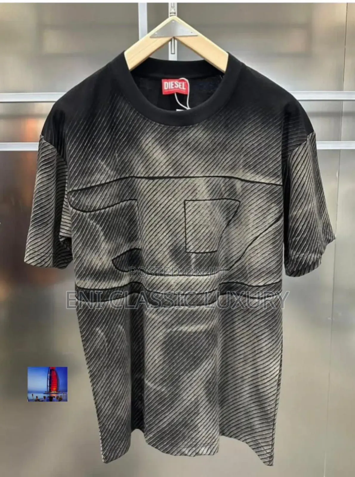 High Quality Luxury Men's Round Neck Diesel Well Banded