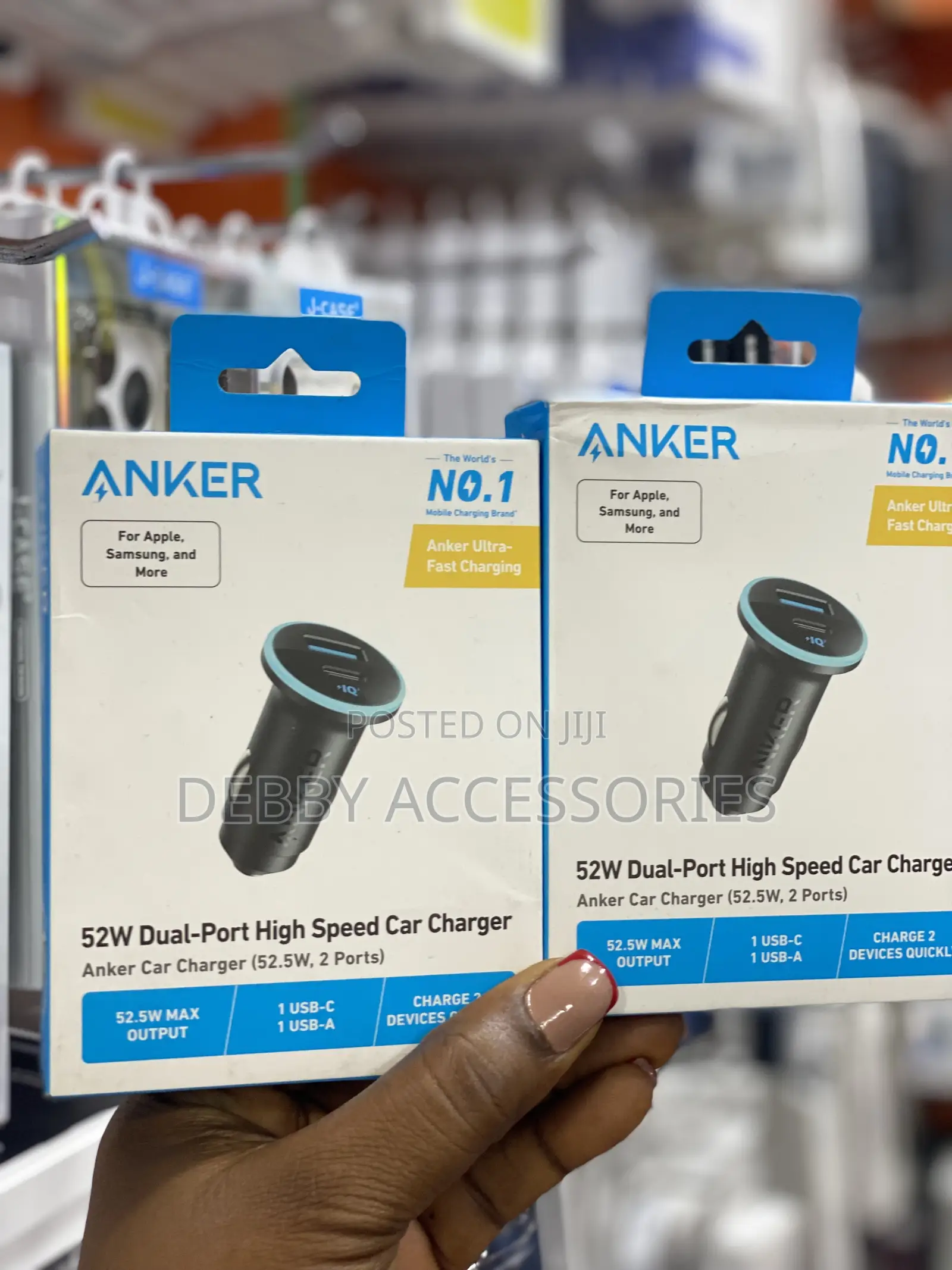 52w Dual-Port High Speed Car Charger Anker Car Charger