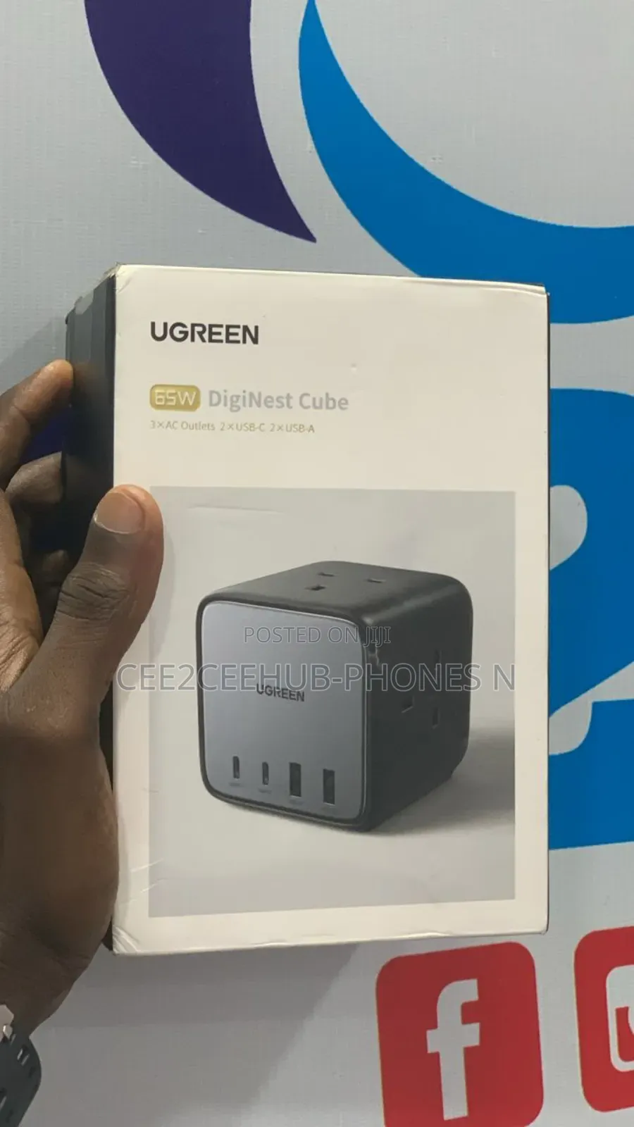 Ugreen 65w Diginest Uk Cube Extension Ca