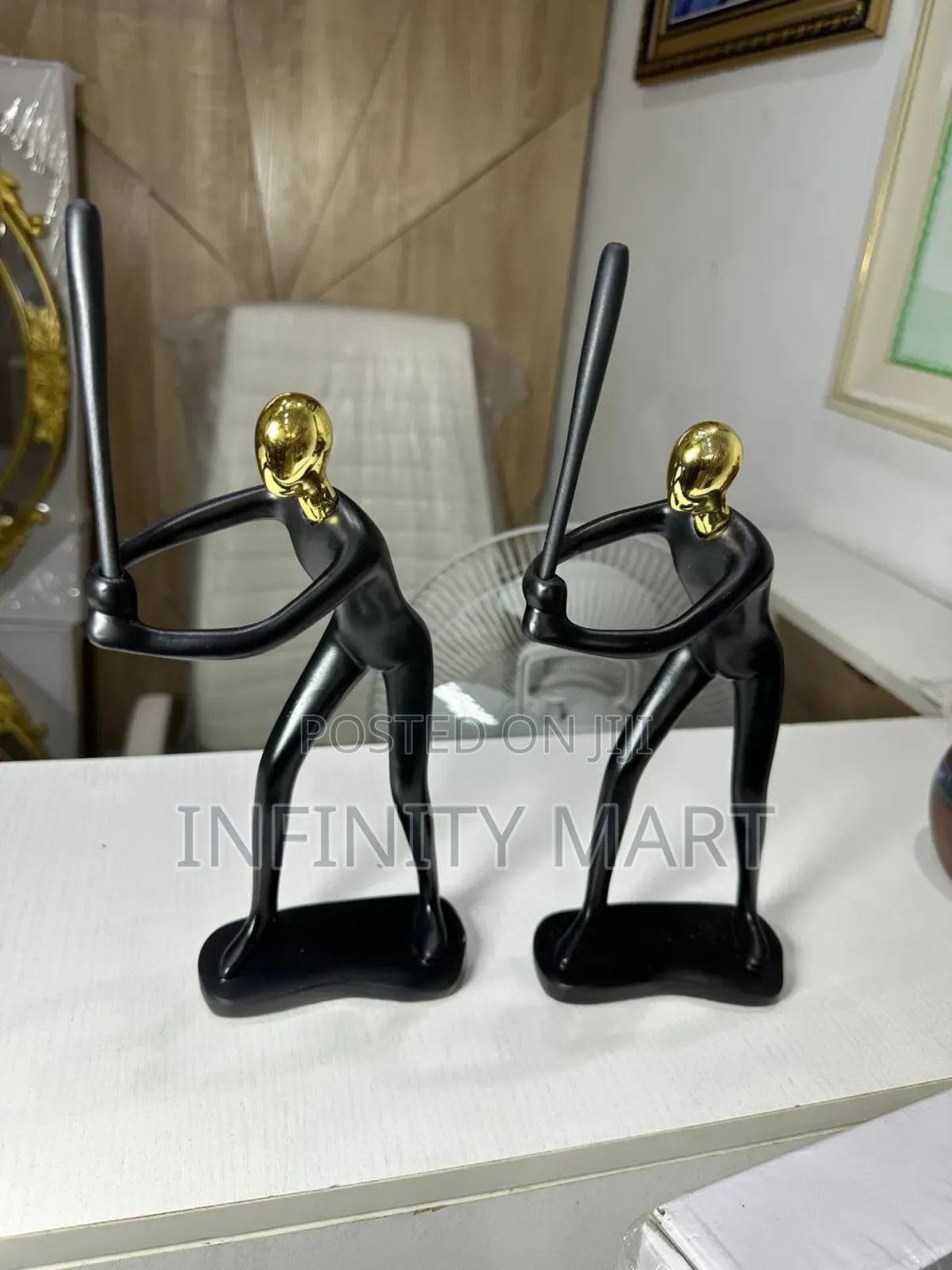 Sleek Sport Woman Decor